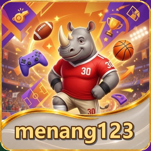 Tampilan antarmuka menang123 di Android
